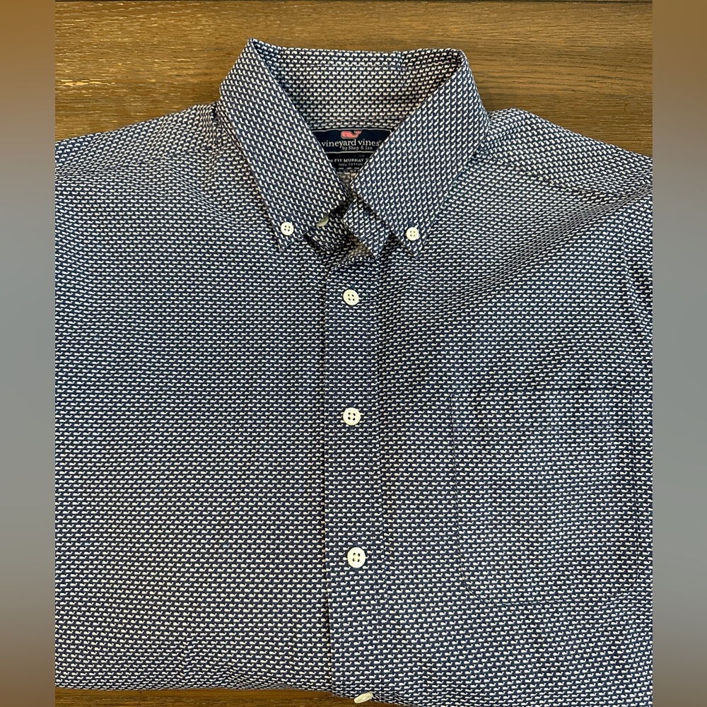 Vineyard Vines Slim Fit Murray Long Sleeve Shirt‎ Size L Gently Worn
